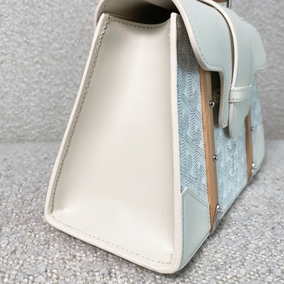 Authentic GOYARD Goyardine Structure Mini Saigon White - Picture 4 of 15